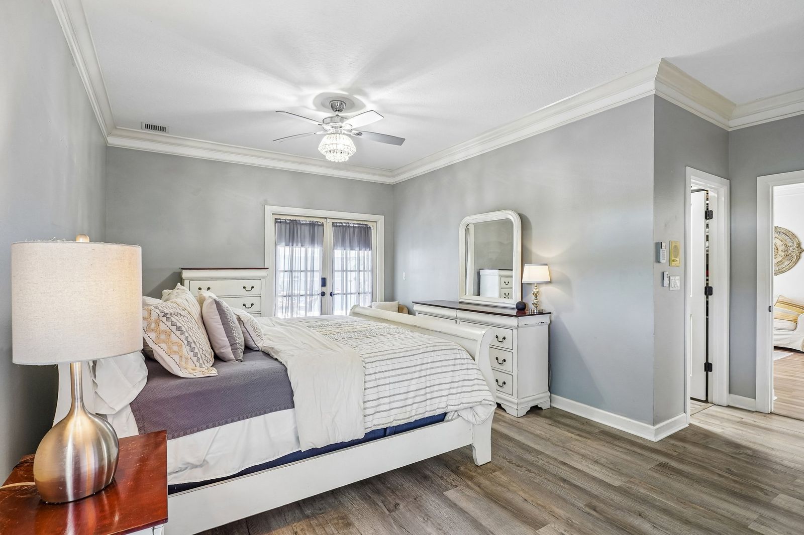 Primary bedroom from opposite angle