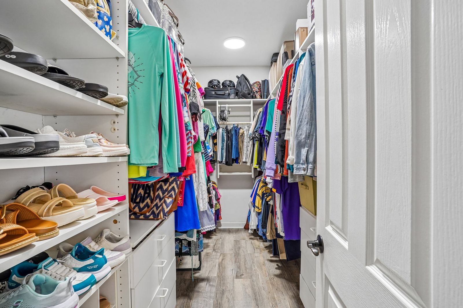 Primary walk-in closet