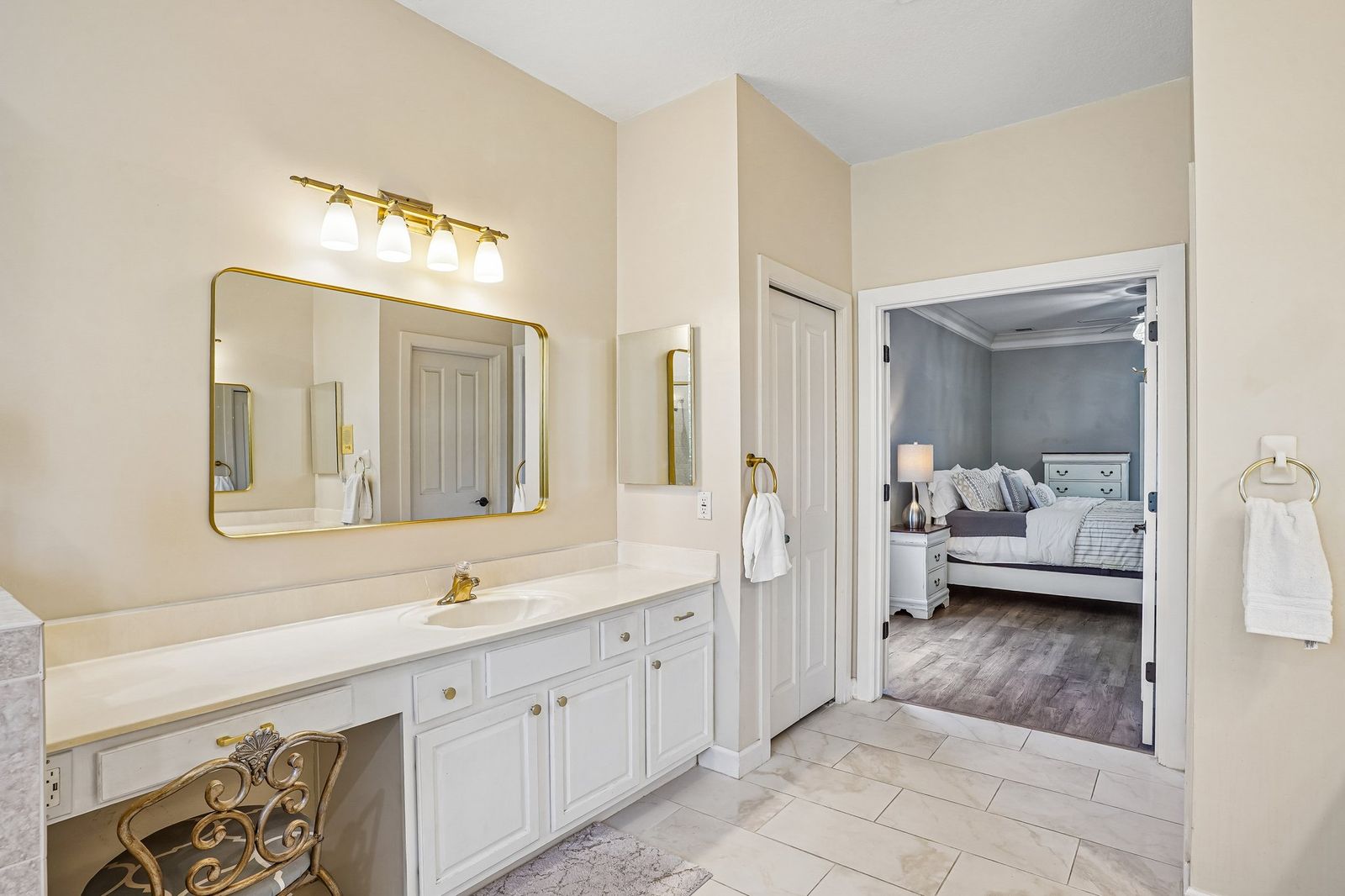 Primary bathroom vanity