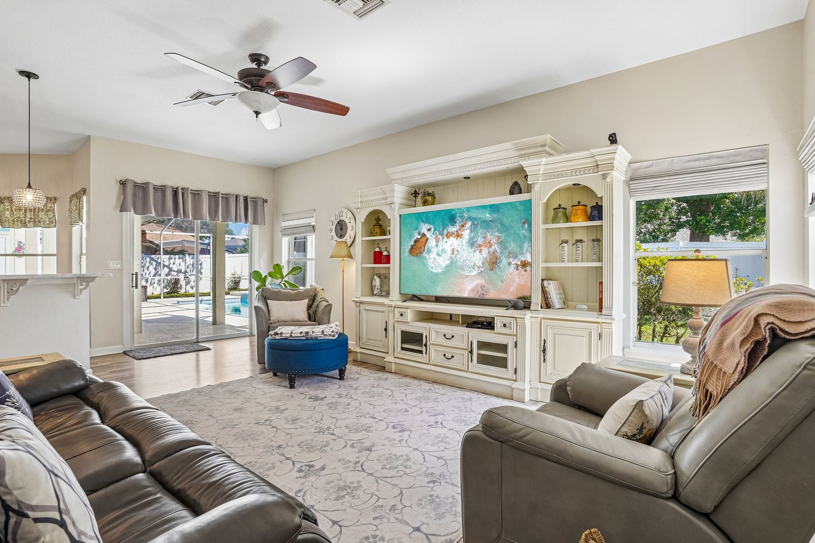 Family room from opposite angle
