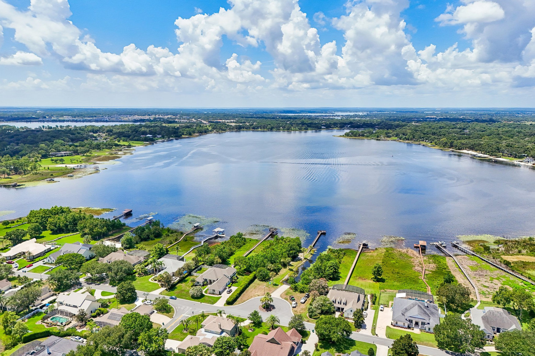 Aerial view of Lake Joanna